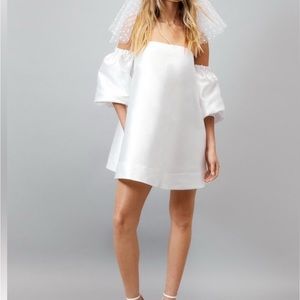 Elegant White Off-Shoulder Dress
